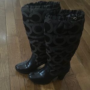 Coach Brown Winter Boots